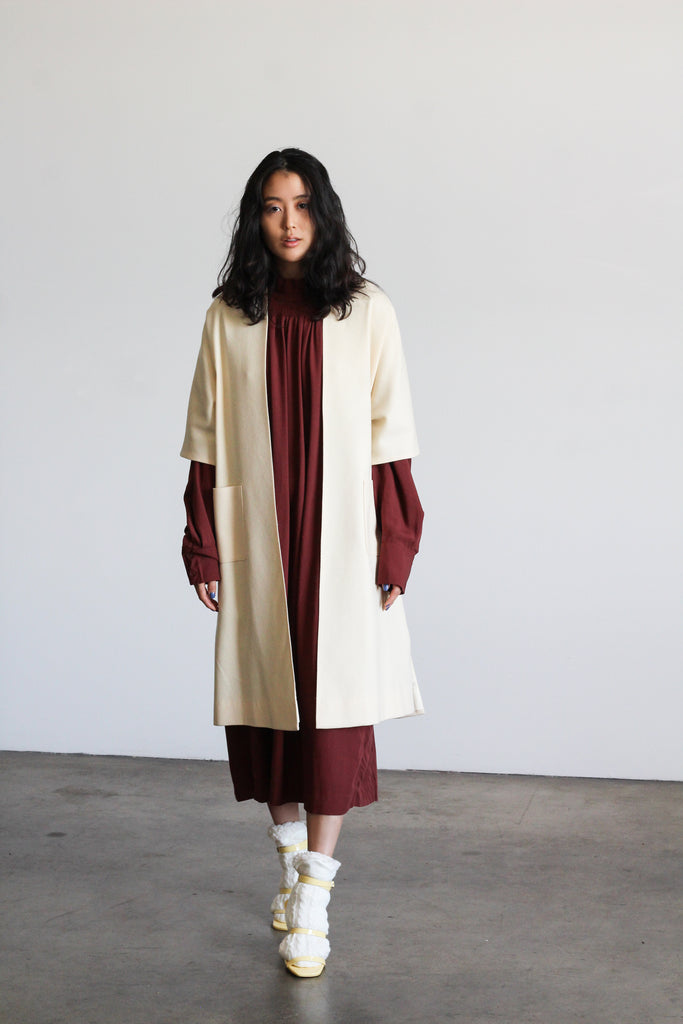 1960's ivory wool jacket | VINTAGE