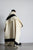 1950’s / 1960's HUDSON BAY ivory and black 4-point blanket | VINTAGE
