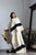 1950’s / 1960's HUDSON BAY ivory and black 4-point blanket | VINTAGE
