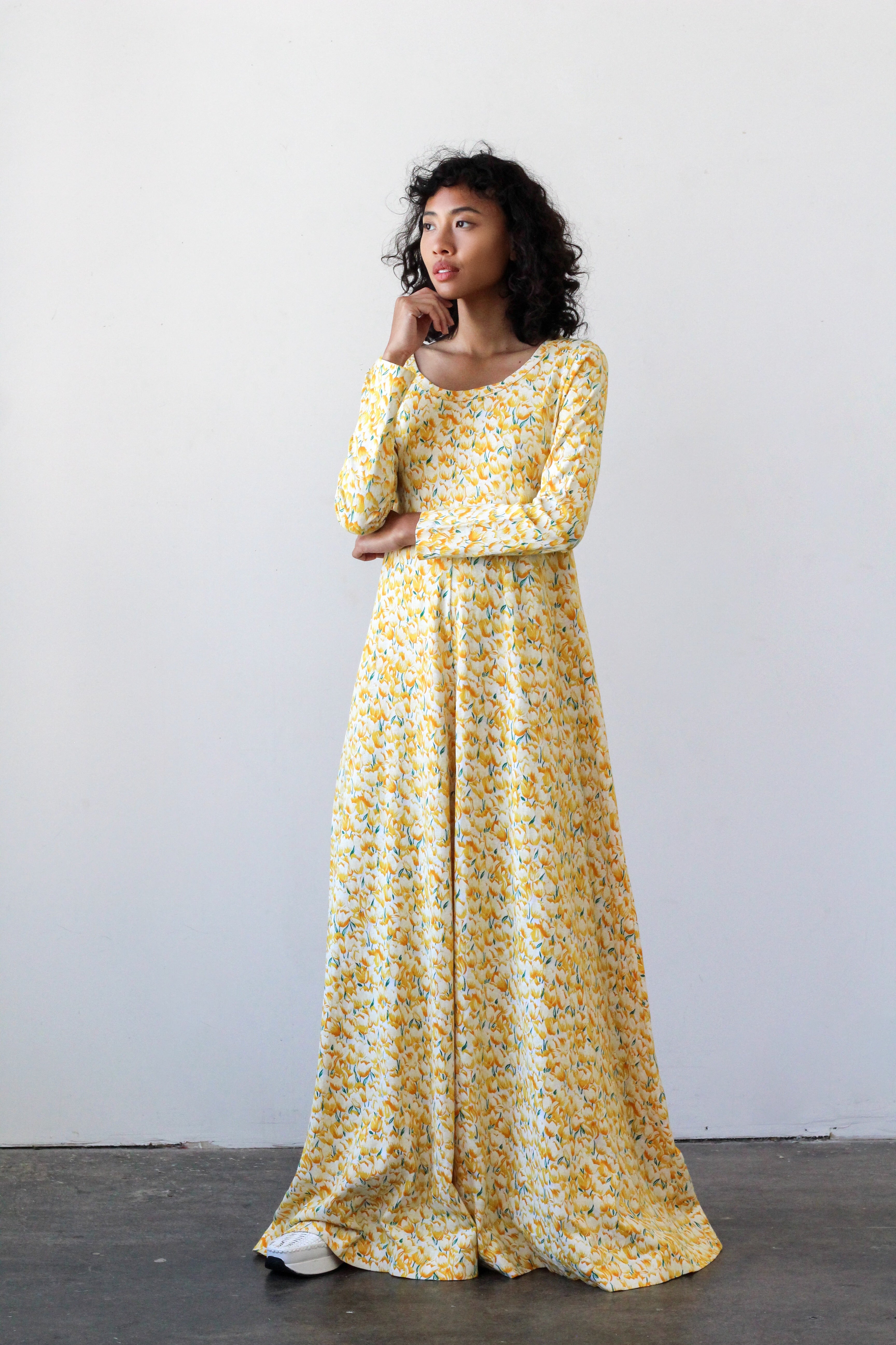 1970's DIANE VON FURSTENBERG attr. maxi dress