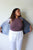 Y2K micropleated ombré silk shrug | VINTAGE