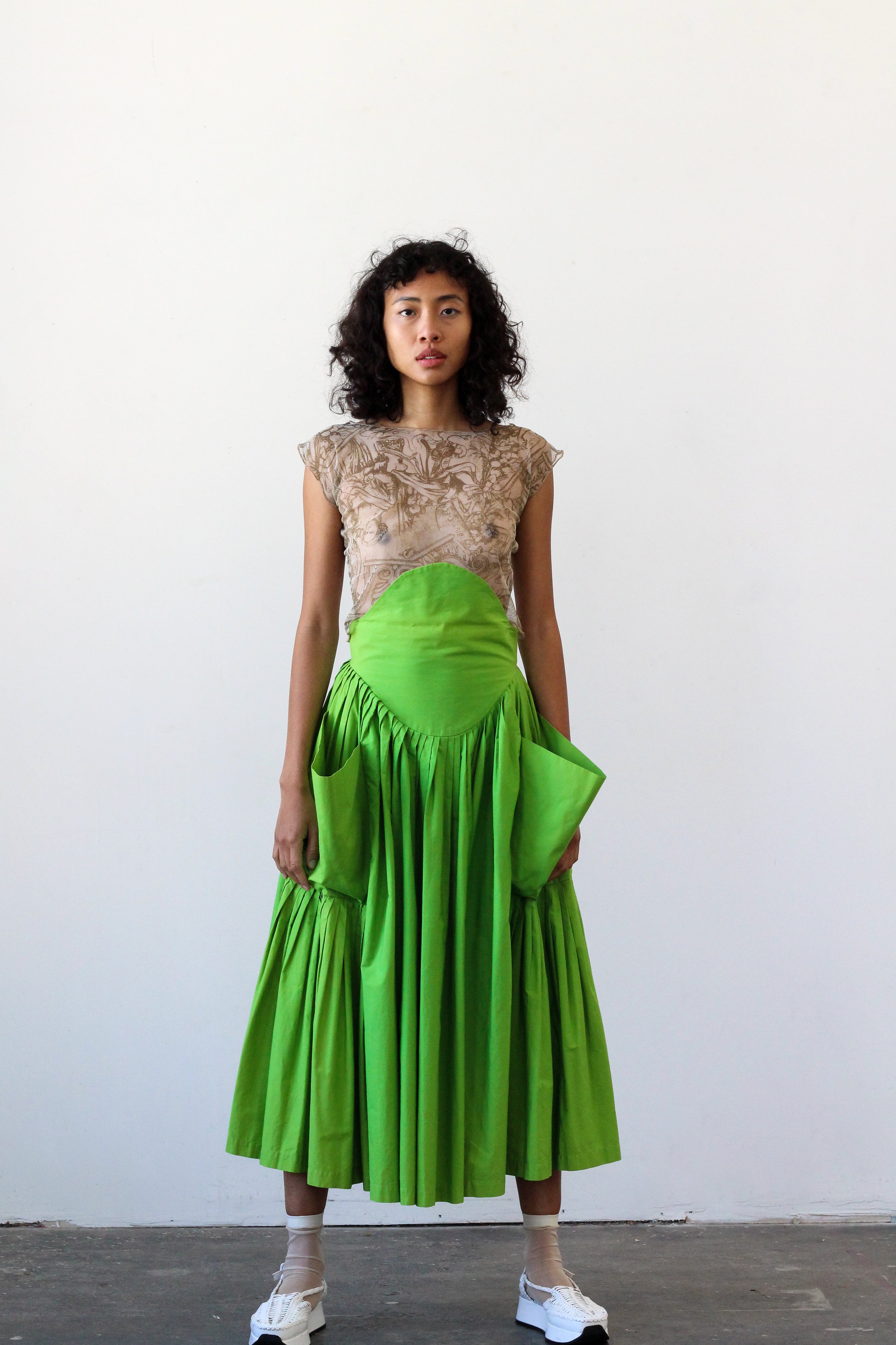 1980's NORMA KAMALI skirt | VINTAGE – Hall of Wonders