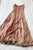 1970's Willam Cahil hand-dyed nylon maxi dress w/crinoline