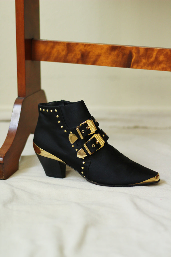 F/W 1992 GIANNI VERSACE Runway Ankle Boots
