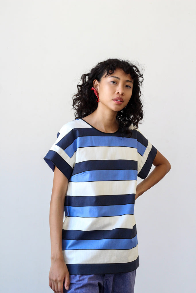 PIAZZA SEMPIONE striped blouse | PRE-LOVED