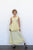 1930's lemon yellow gown with capelet/apron | VINTAGE