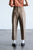 1950's mocha cotton cropped pant | VINTAGE