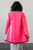 pink vinyl "O"-ring zipper jacket | VINTAGE