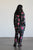 1980's JANICE MCCARTY floral rayon pant set | VINTAGE