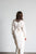 1980’s DONNA KARAN ivory silk wrap dress | VINTAGE