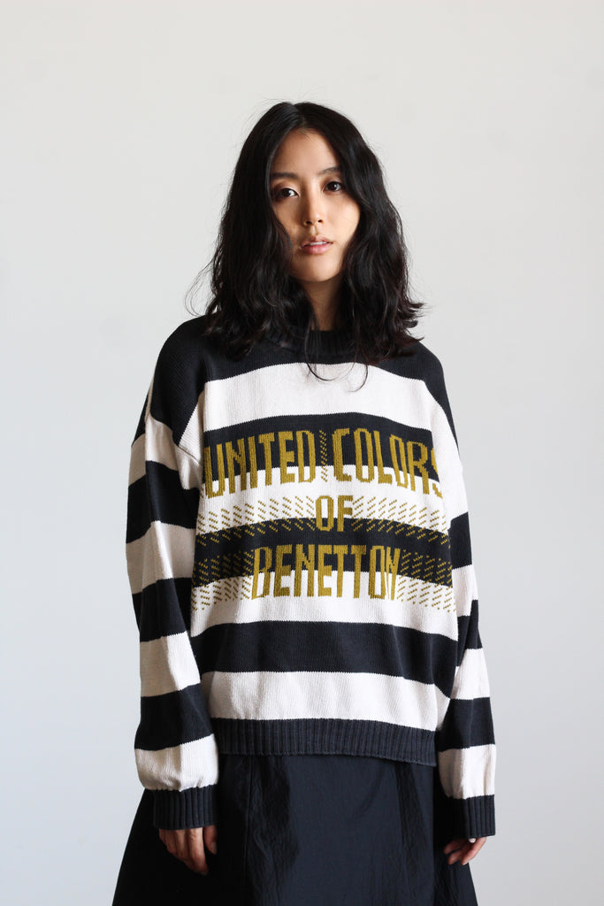 1980's UNITED COLORS OF BENETTON cotton sweater | VINTAGE