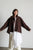 1980’s CLAUDE MONTANA brown wool swing coat | VINTAGE