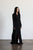 ROLAND MOURET black maxi dress | PRE-LOVED