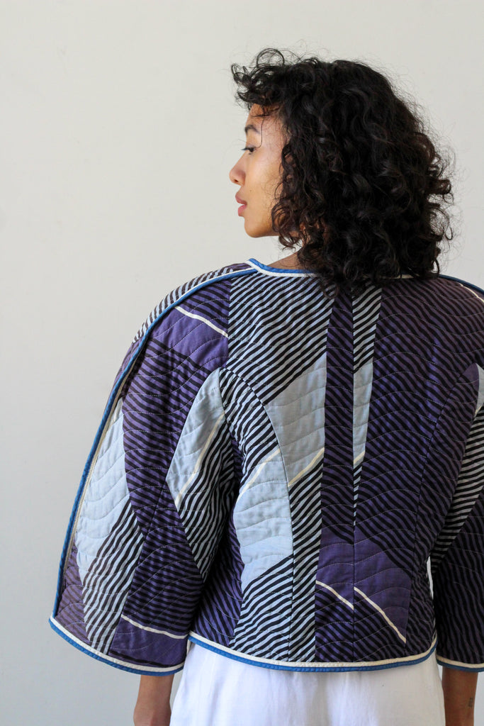 1980’s JEANNE MARC quilted jacket | VINTAGE