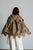 late 19th century / early 20th century taupe cape w/dramatic collar | ANTIQUE