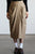1980's GIORGIO ARMANI draped tan skirt | VINTAGE