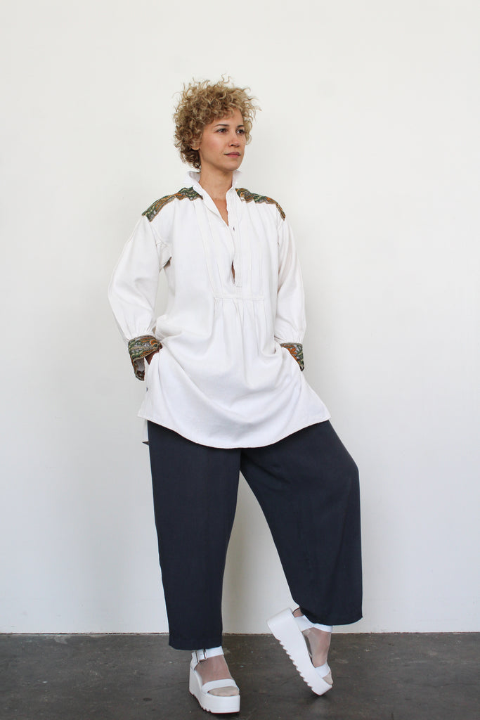 Upcycled hemp tunic no. 2 | HALL OF WONDERS