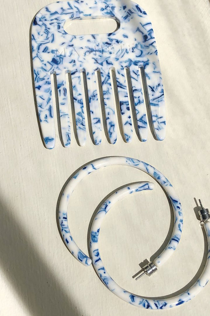 Large Hoops in TOILE