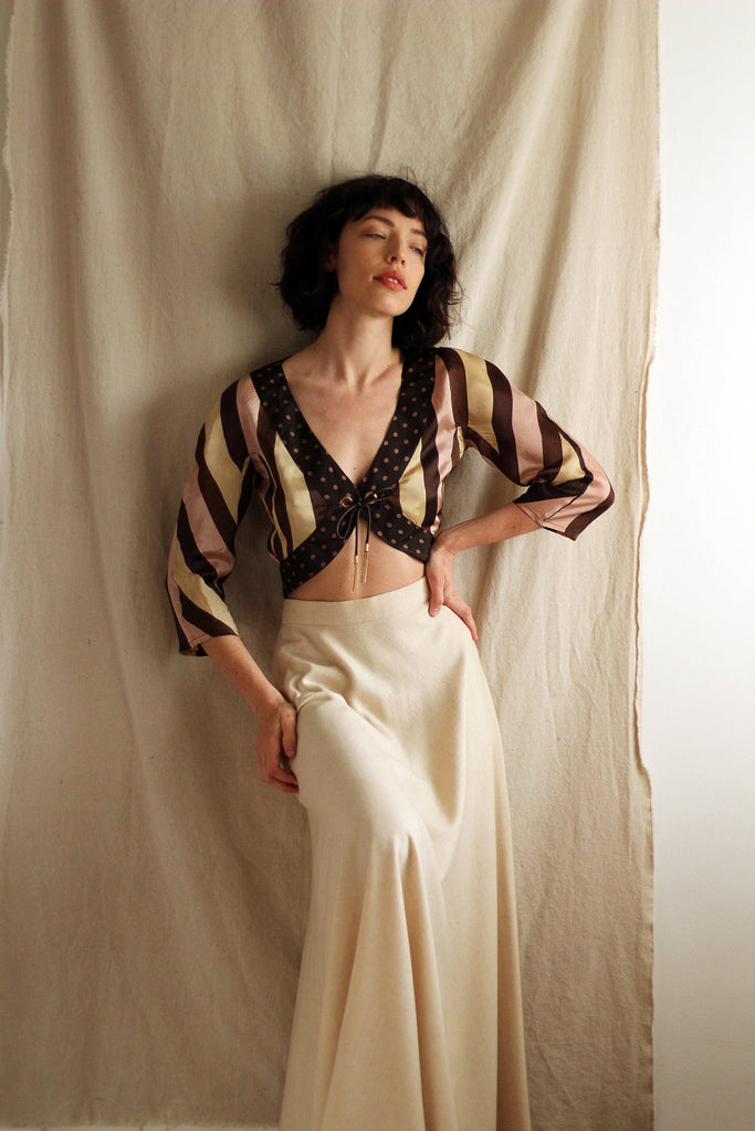 Jean Paul Gaultier Cropped Blouse